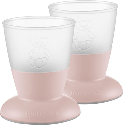 BabyBjorn Baby Cup, 2-pack, Powder Pink - 072164US