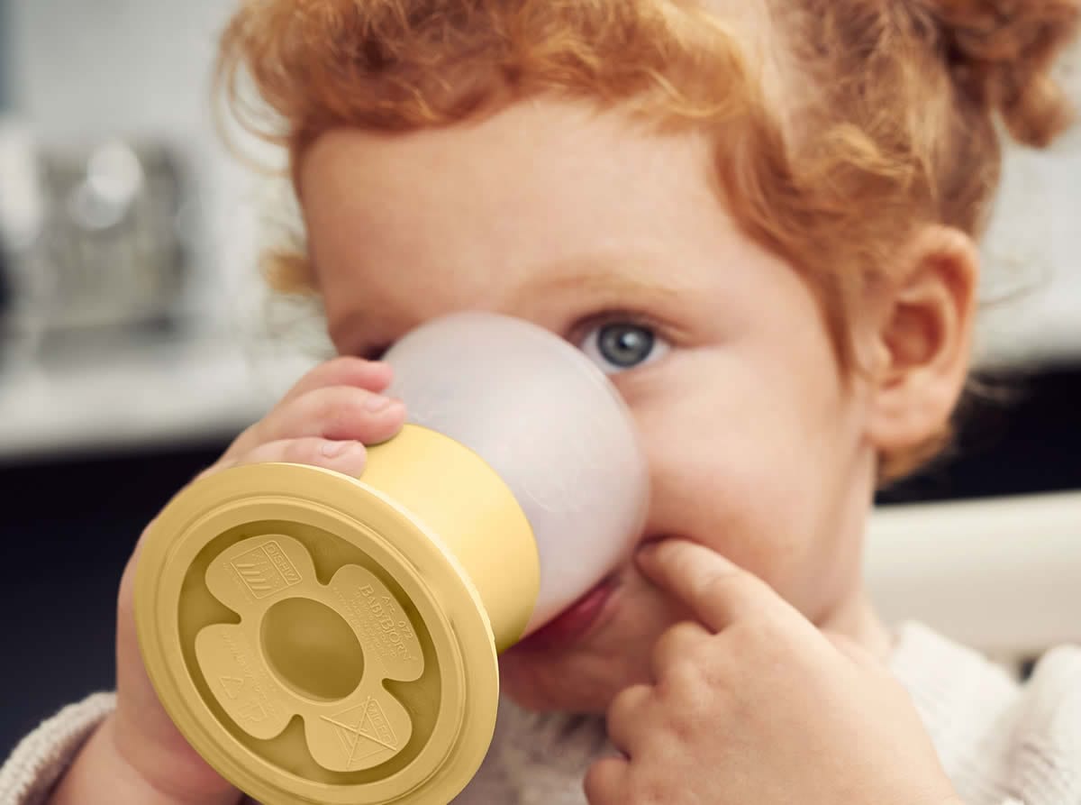BabyBjorn Baby Cup, 2-pack, Powder Yellow - 072166US