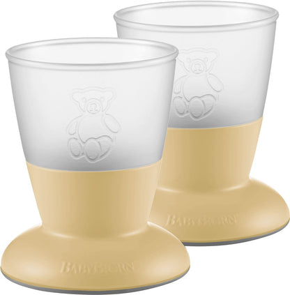 BabyBjorn Baby Cup, 2-pack, Powder Yellow