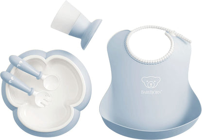 BabyBjorn Baby Dinner Set - Powder Blue - 070067US