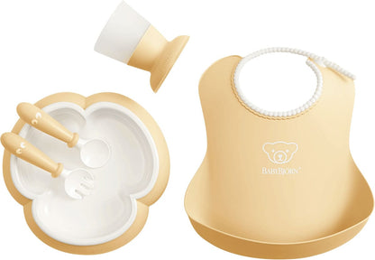 BabyBjorn Baby Dinner Set - Powder Yellow - 070066US