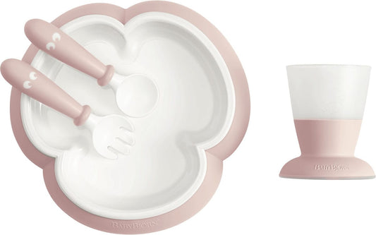 BabyBjorn Baby Feeding Set, Powder Pink - 078164US