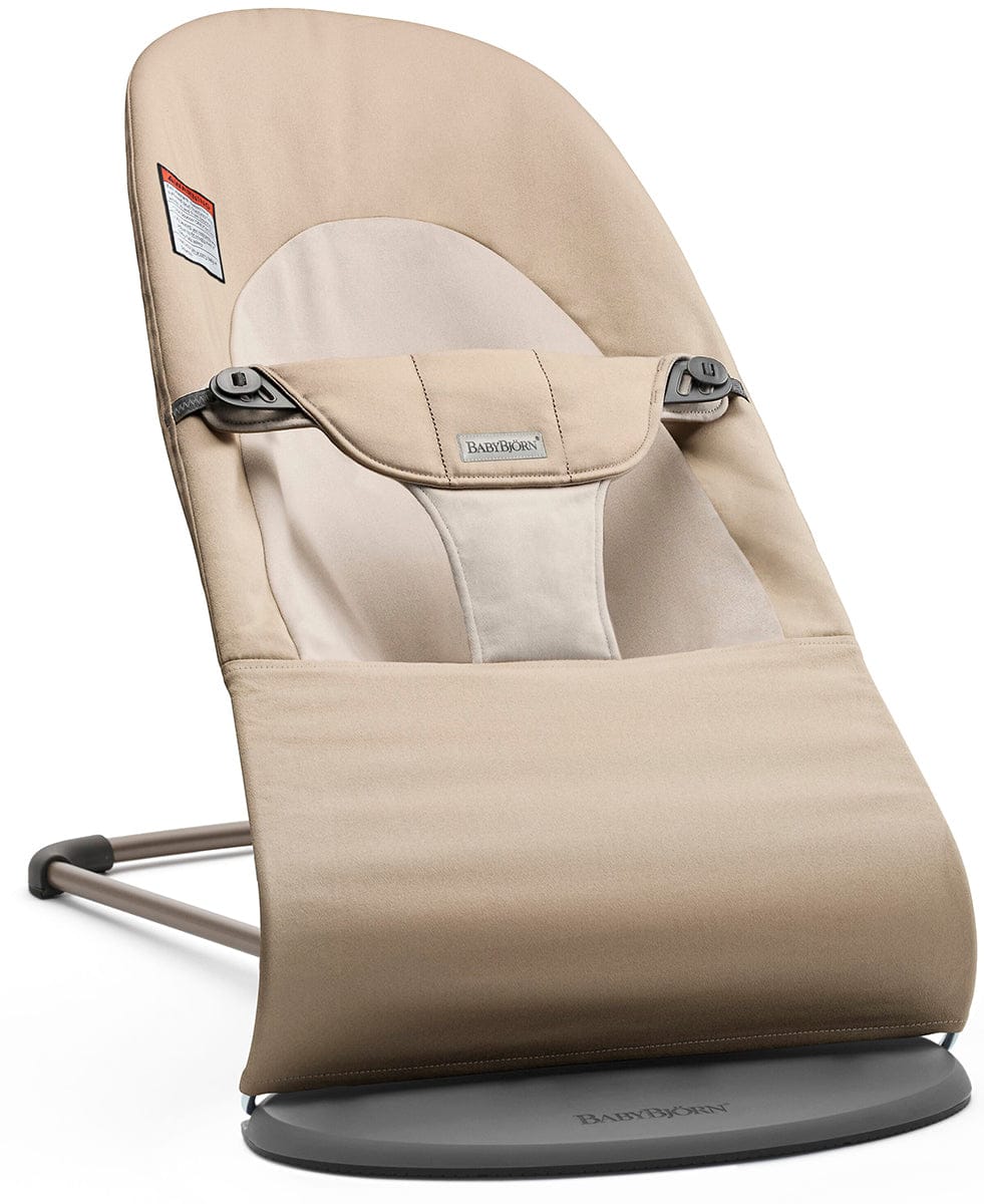 BabyBjorn Bouncer Balance Soft, Cotton - Khaki / Beige