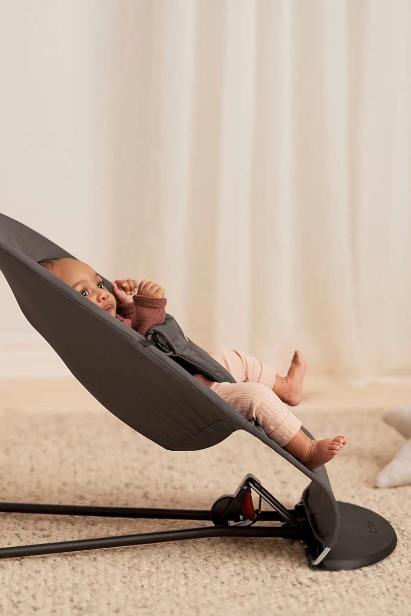 BabyBjörn Bouncer Balance Soft, Dark Gray Frame, Tri-Fabric Dark Gray - 005021US