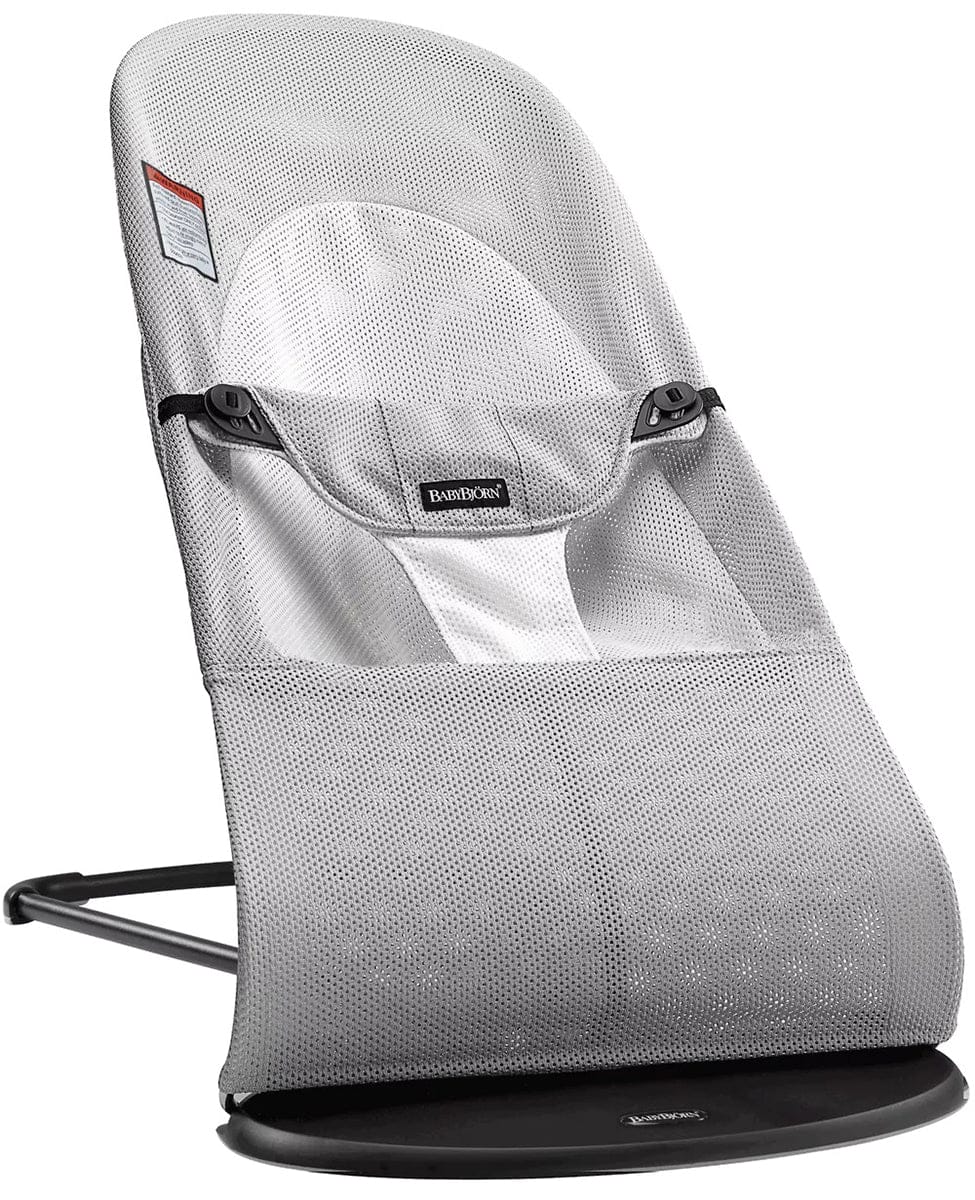 BabyBjorn Bouncer Balance Soft, Mesh - Silver / White / Black Frame - 005029US