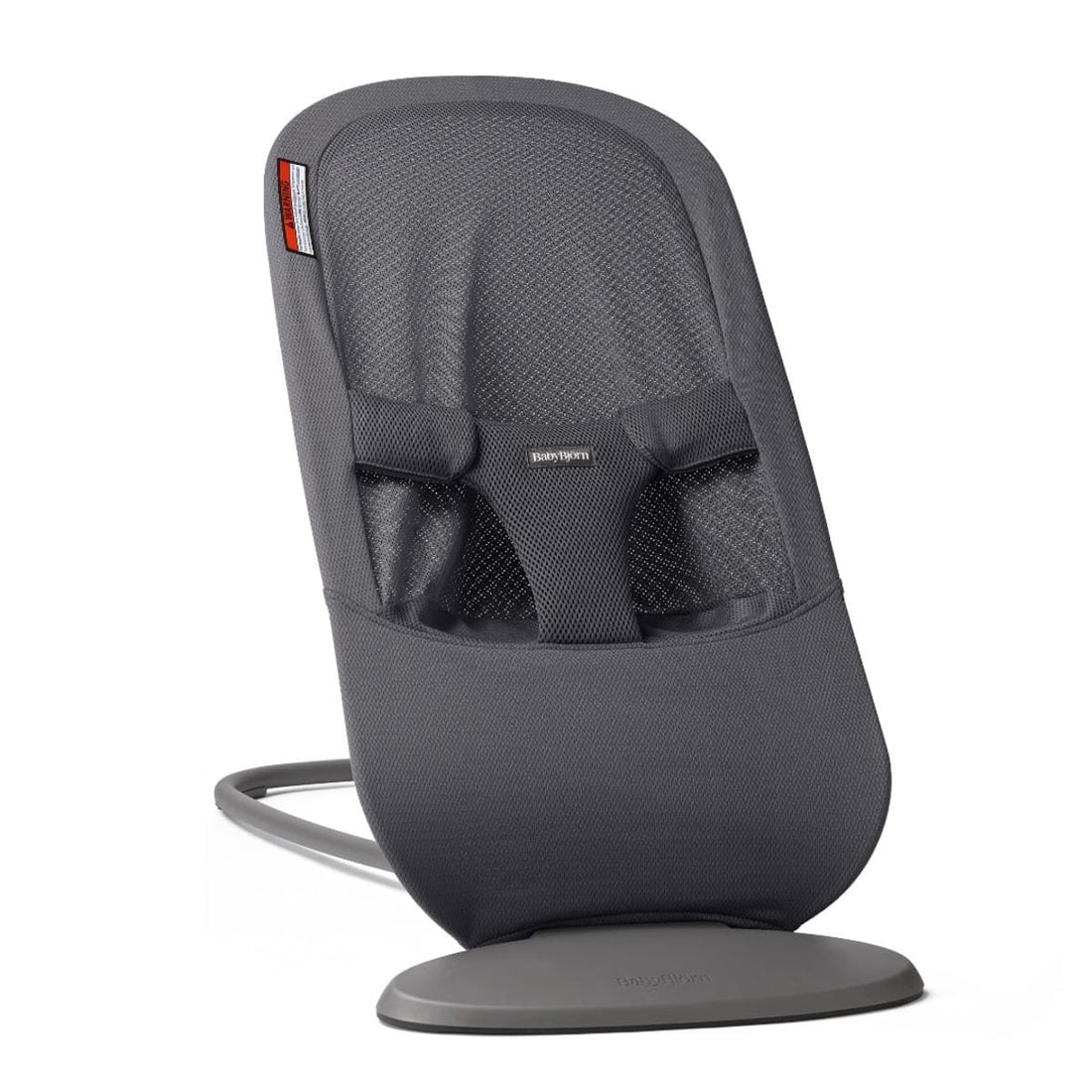 BabyBjorn bouncer in dark grey mesh fabric