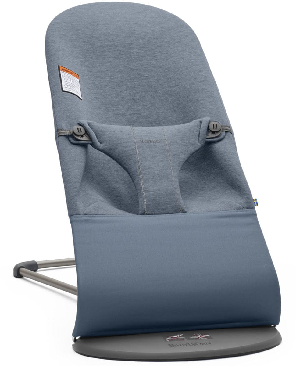 BabyBjorn Bouncer Bliss, 3D Jersey - Dove Blue