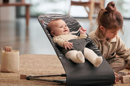 BabyBjorn Bouncer Bliss, Cotton - Anthracite / Landscape - 006027