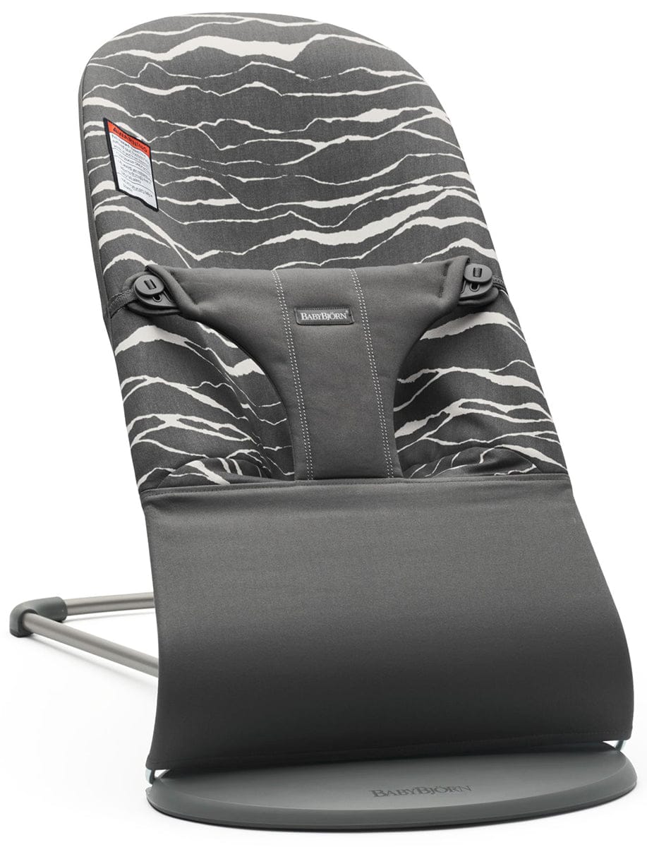 BabyBjorn Bouncer Bliss, Cotton - Anthracite / Landscape - 006027