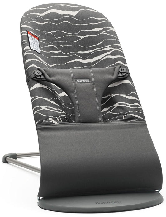 BabyBjorn Bouncer Bliss, Cotton - Anthracite / Landscape - 006027