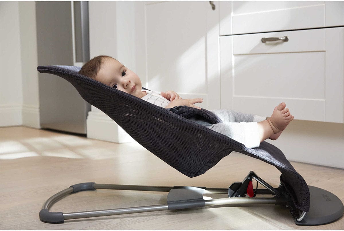 BabyBjörn Bouncer Bliss, Dark Gray Frame Mesh Anthracite – Albee Baby