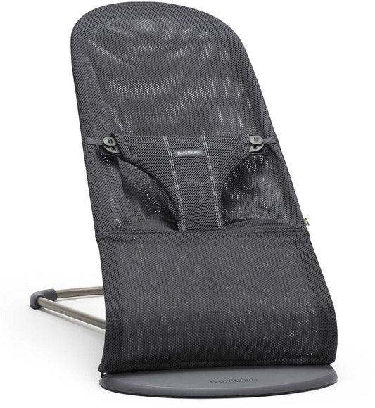 BabyBjörn Bouncer Bliss, Dark Gray Frame Mesh Anthracite - 006013US