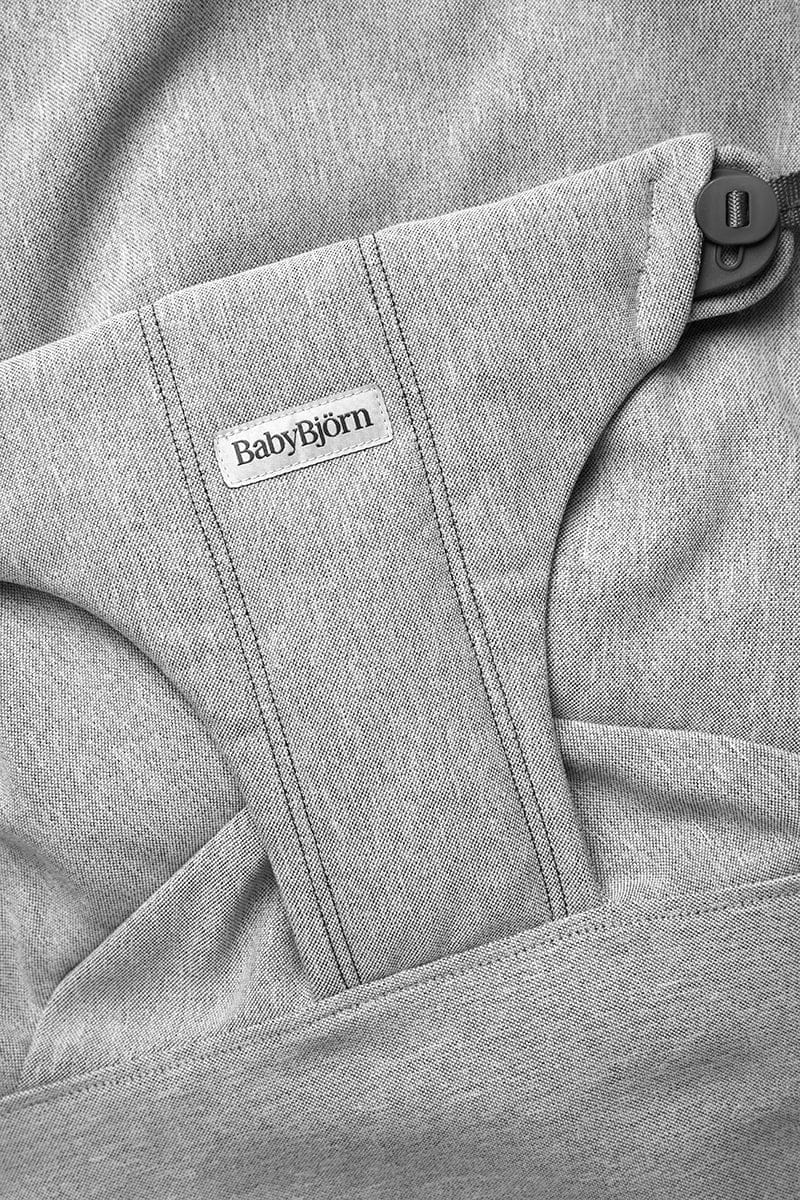 BabyBjorn Bouncer Bliss, Dark Gray Frame Woven Melange, Light Gray - 006029US