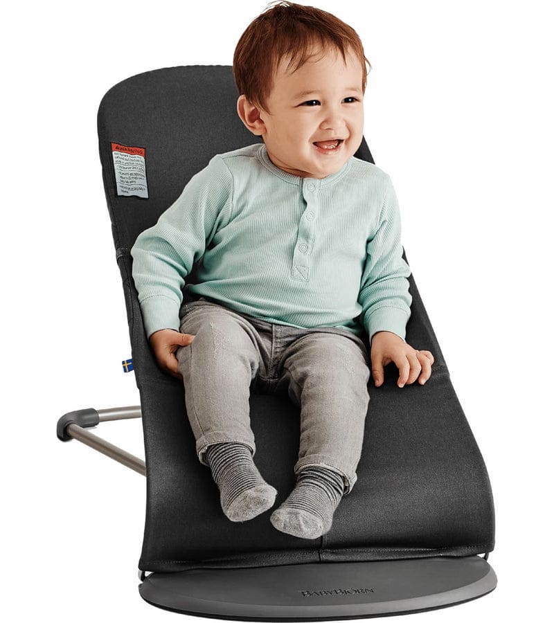 BabyBjörn Bouncer Bliss, Light Gray Frame 3D Jersey Light Beige - 006187US
