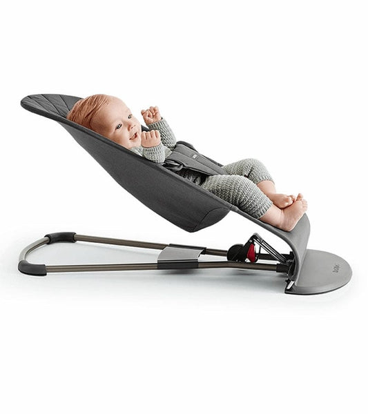 BabyBjörn Bouncer Bliss, Light Gray Frame 3D Jersey Light Beige - 006187US