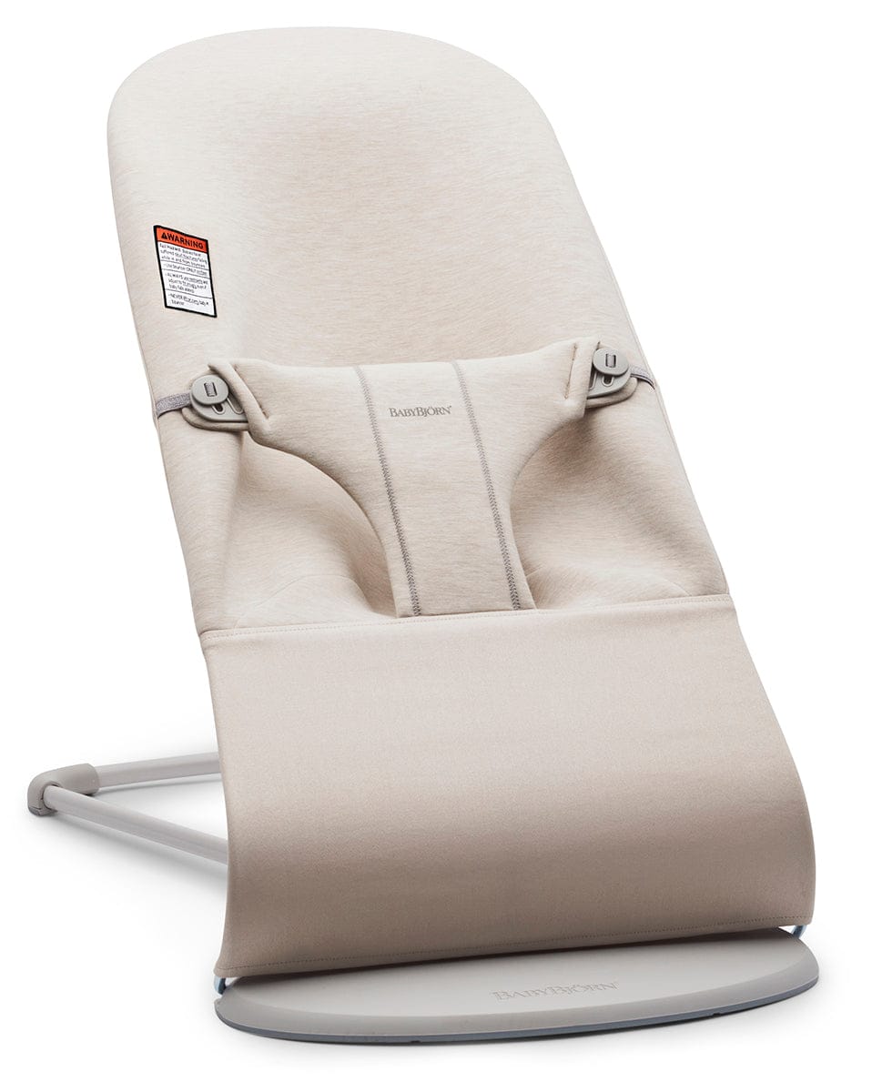 BabyBjörn Bouncer Bliss, Light Gray Frame 3D Jersey Light Beige - 006187US