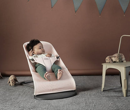 BabyBjorn Bouncer Bliss - Powder Pink, Mesh