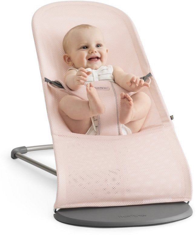 BabyBjorn Bouncer Bliss - Powder Pink, Mesh