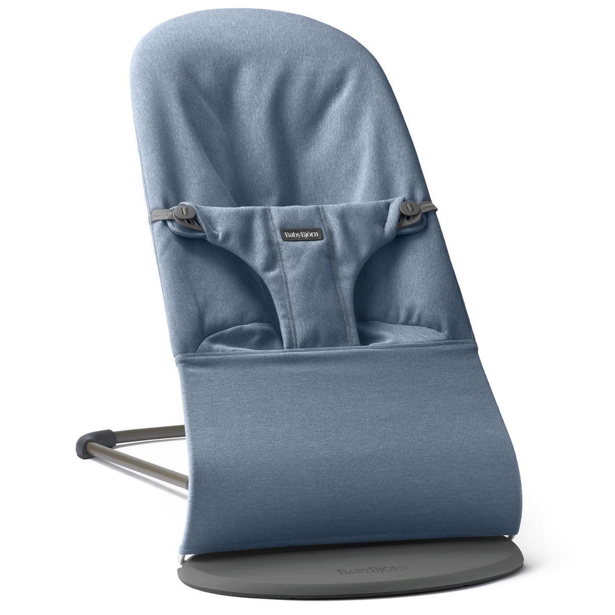 BabyBjorn Bouncer Bliss Woven Melange, Blue - 006033US