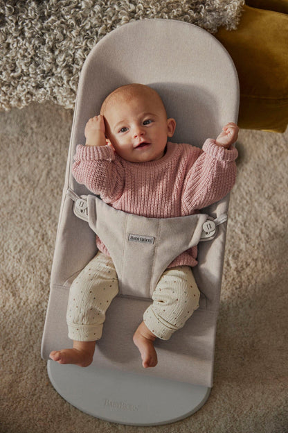 BabyBjorn Bouncer Bliss Woven Melange, Light Beige - 006032US