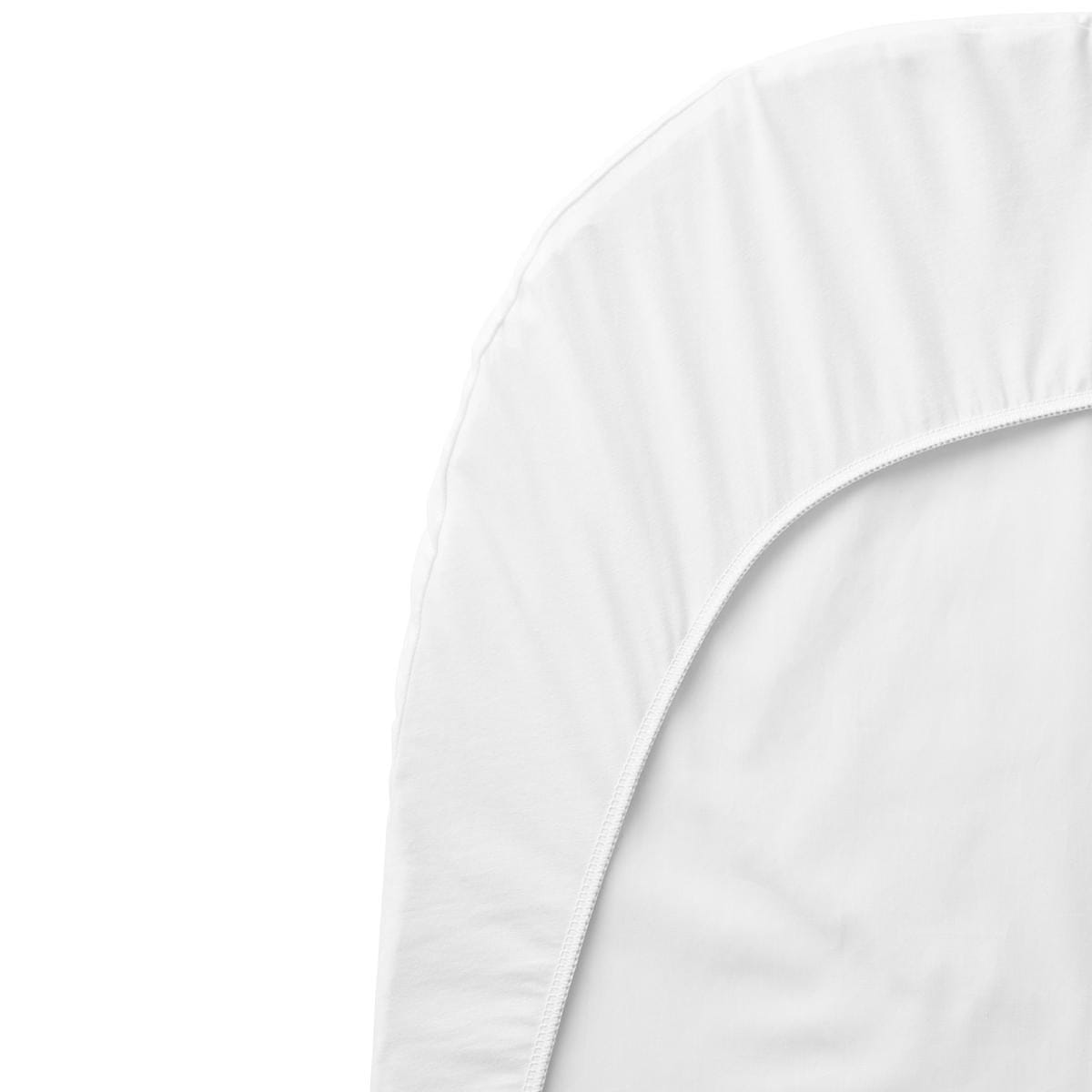 BabyBjorn Fitted Sheet for Baby Crib - White - 085521US