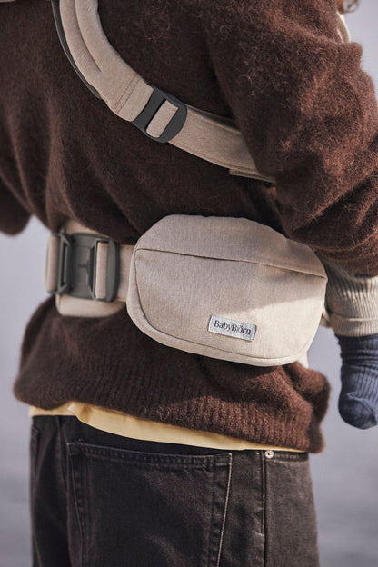 BabyBjorn Pocket Pouch, Woven Melange, Light Beige - 038003US