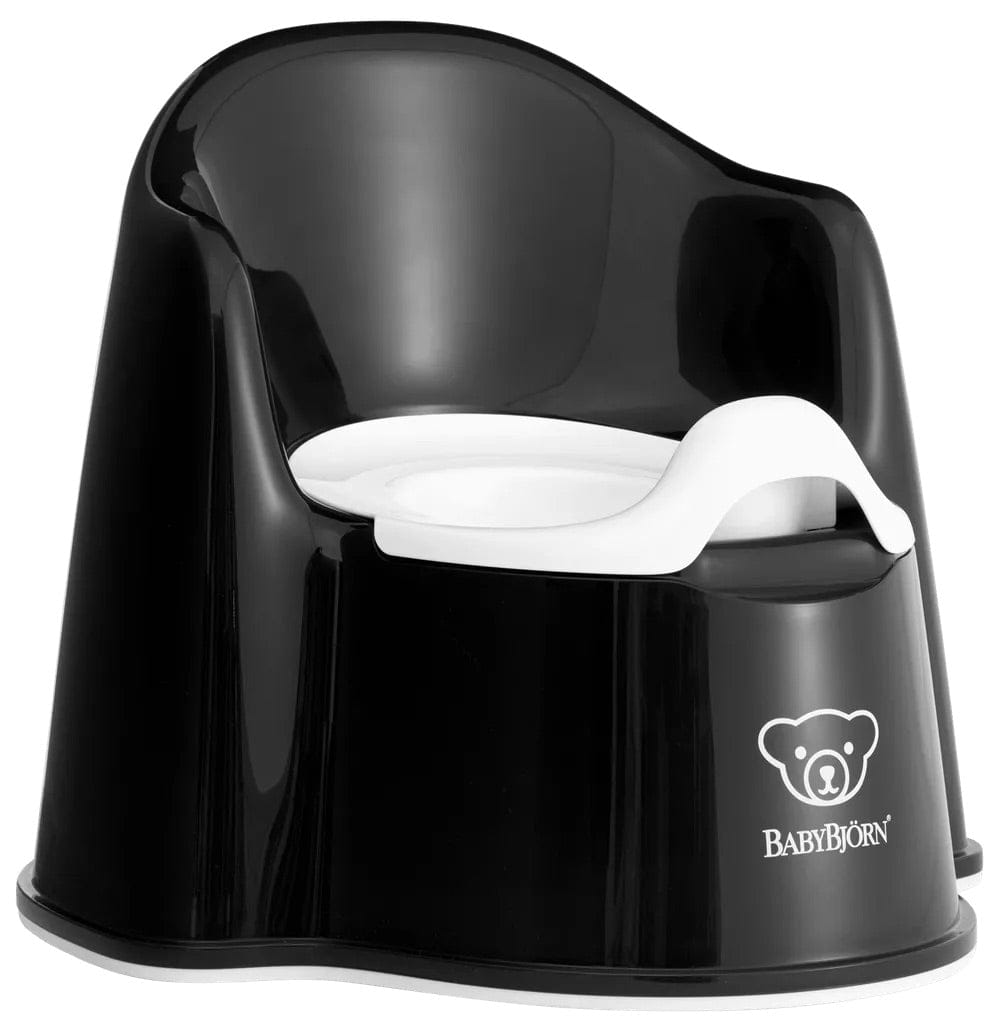 BabyBjorn Potty Chair - Black / White - 055256US