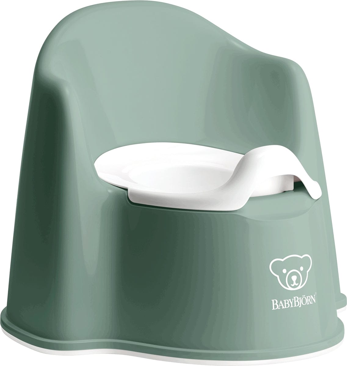 BabyBjorn Potty Chair - Deep Green/White - 055268US