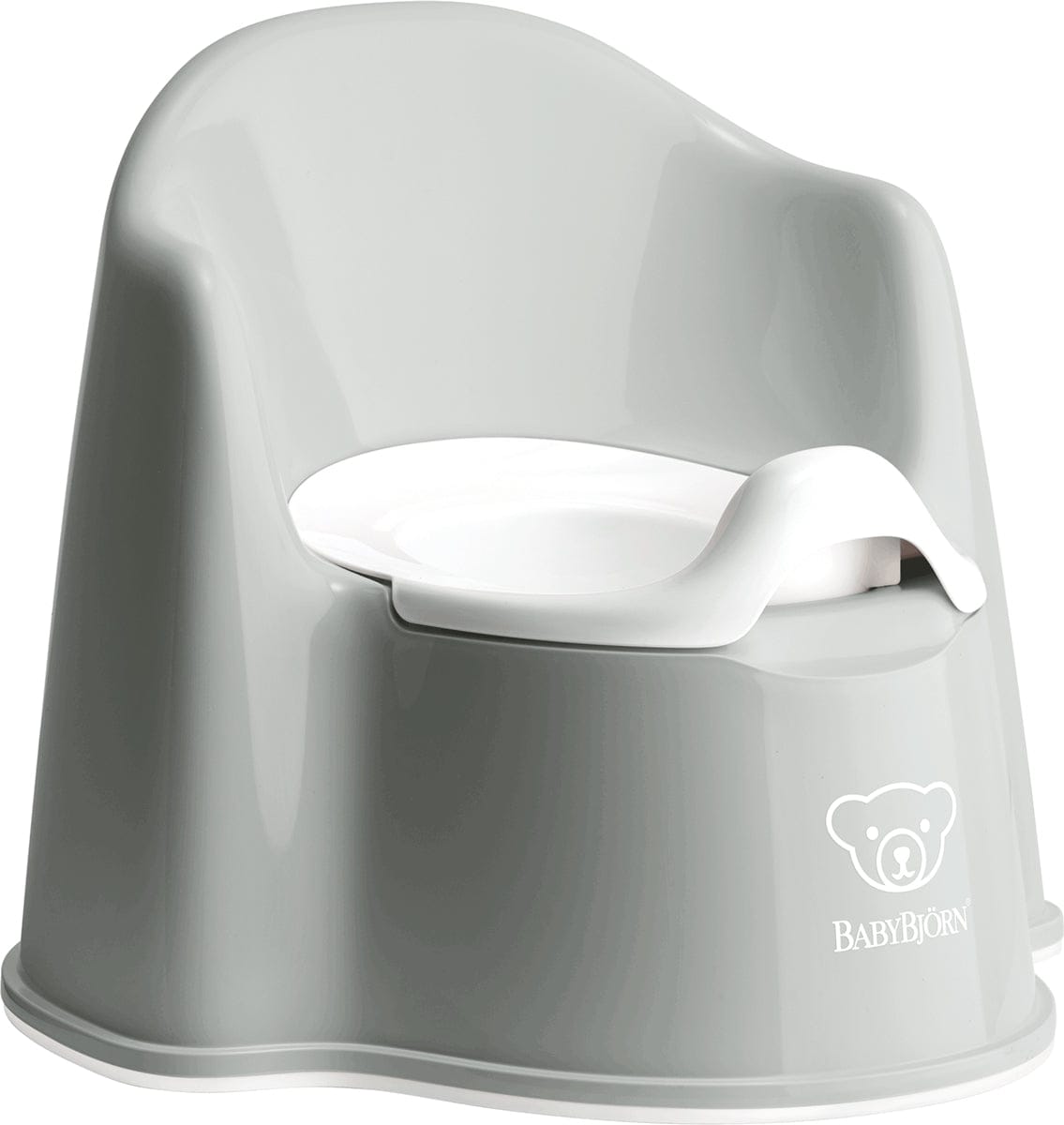 BabyBjorn Potty Chair - Grey/White - 055225US