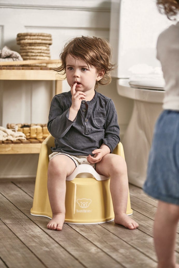 BabyBjorn Potty Training Bundle - Powder Yellow / White - 055266US-058025US-061266US