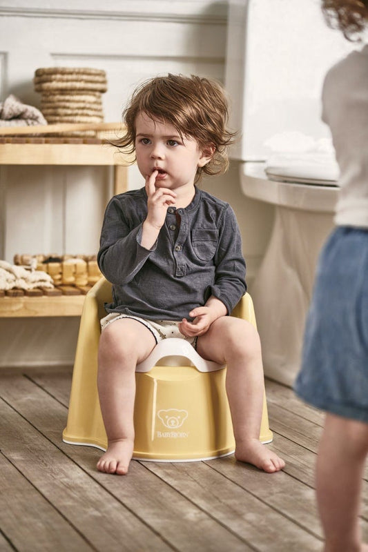 BabyBjorn Potty Training Bundle - Powder Yellow / White - 055266US-058025US-061266US