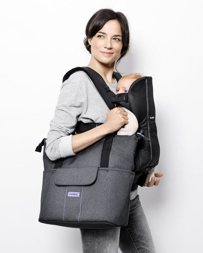 BabyBjorn SoFo Diaper Bag - Grey/Lavendar - 038088US