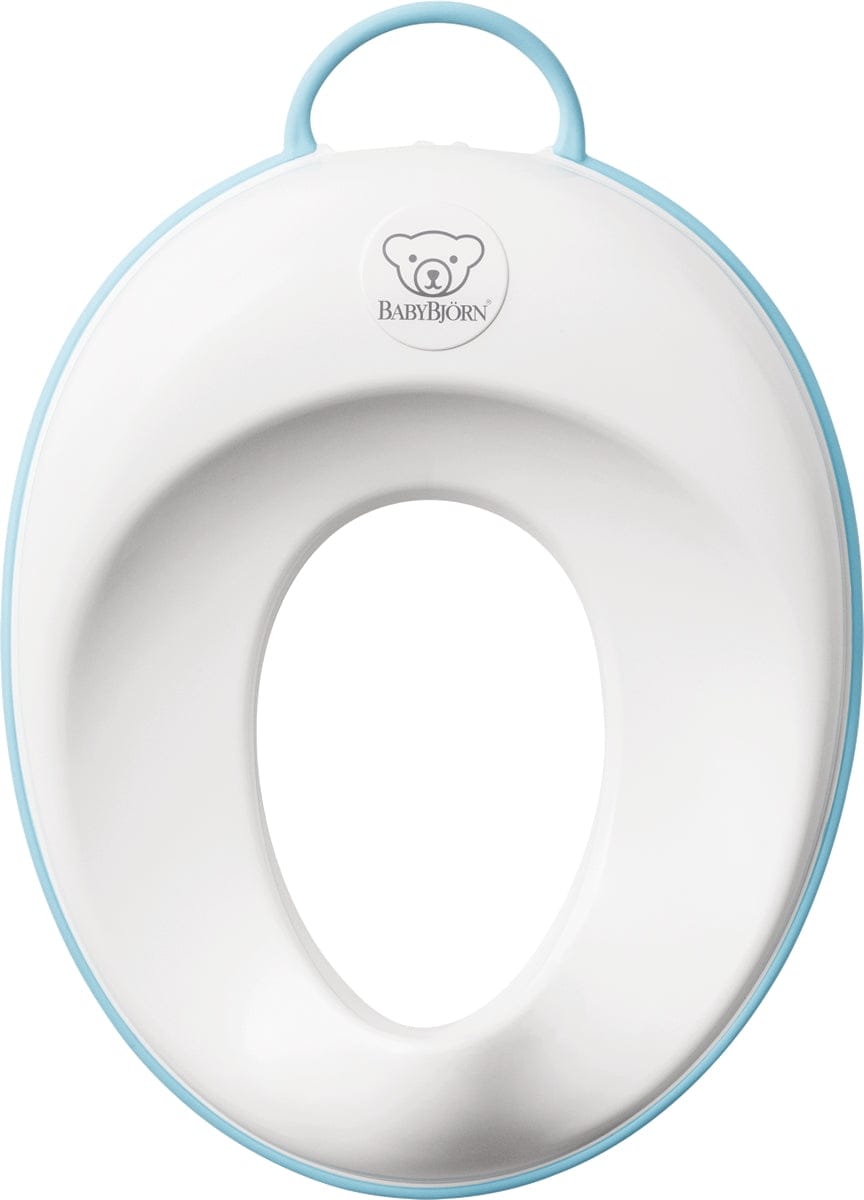 BabyBjorn Toilet Training Seat - White/Turquoise - 058013US