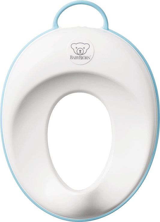 BabyBjorn Toilet Training Seat - White/Turquoise - 058013US