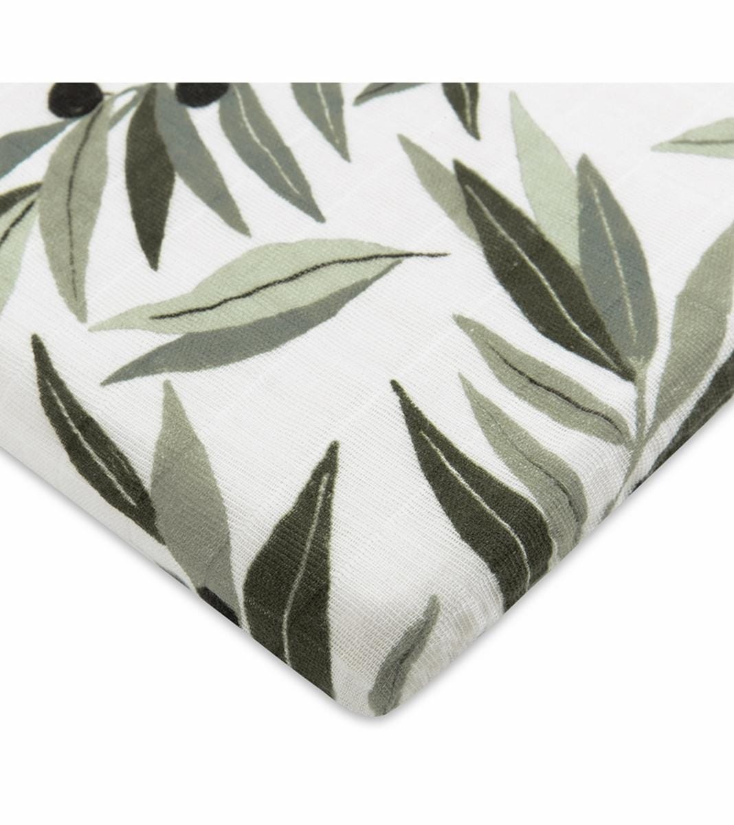Babyletto All-Stages Bassinet Sheet in GOTS Certified Organic Muslin Cotton-Oat Stripe - T28234