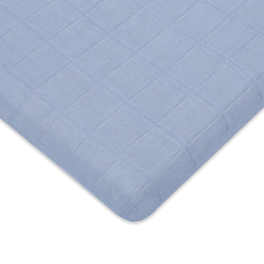 Babyletto All-Stages Bassinet Sheet in GOTS Certified Organic Muslin Cotton-Dewdrop - T29634DP