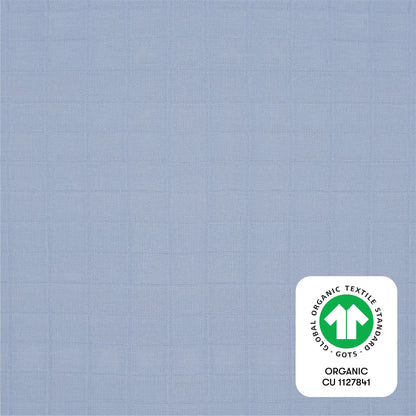 Babyletto All-Stages Midi Crib Sheet in GOTS Certified Organic Muslin Cotton - Dewdrop - T29633DP