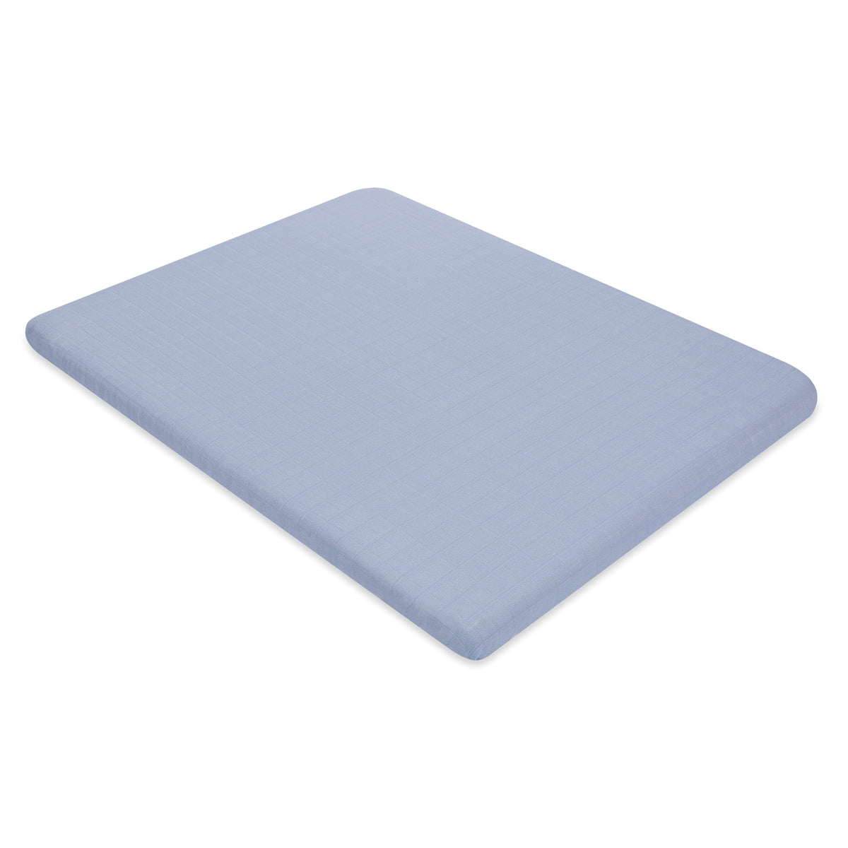 Babyletto All-Stages Midi Crib Sheet in GOTS Certified Organic Muslin Cotton - Dewdrop - T29633DP