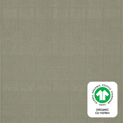 Babyletto All-Stages Midi Crib Sheet in GOTS Certified Organic Muslin Cotton - Matcha - T29733MCA