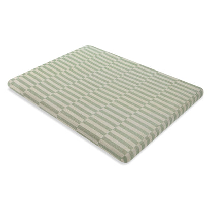 Babyletto All-Stages Midi Crib Sheet in GOTS Certified Organic Muslin Cotton - Moss Stripe - T30533