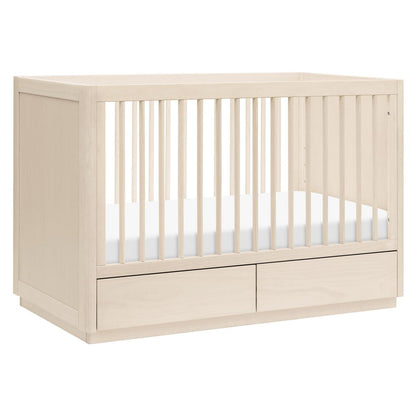 Babyletto Bento 3-in-1 Convertible Storage Crib w/Toddler Bed Conversion Kit - Washed Natural - M21601NX