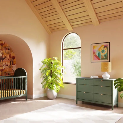 Babyletto Bondi 6-Drawer Assembled Dresser - Forest Green - M25616FRGR