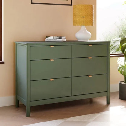 Babyletto Bondi 6-Drawer Assembled Dresser - Forest Green - M25616FRGR