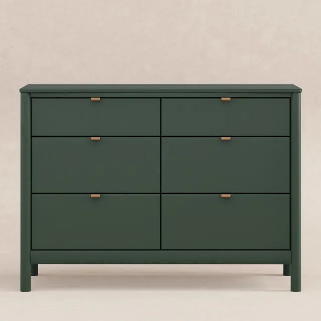 Babyletto Bondi 6-Drawer Assembled Dresser - Forest Green - M25616FRGR