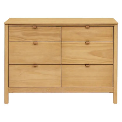 Babyletto Bondi 6-Drawer Assembled Dresser - Honey - M25616HY