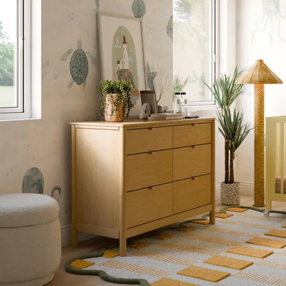 Babyletto Bondi 6-Drawer Assembled Dresser - Honey - M25616HY