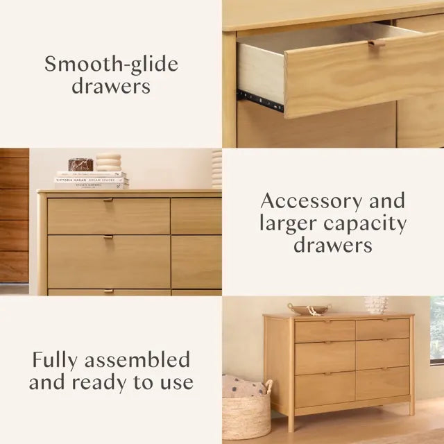 Babyletto Bondi 6-Drawer Assembled Dresser Honey