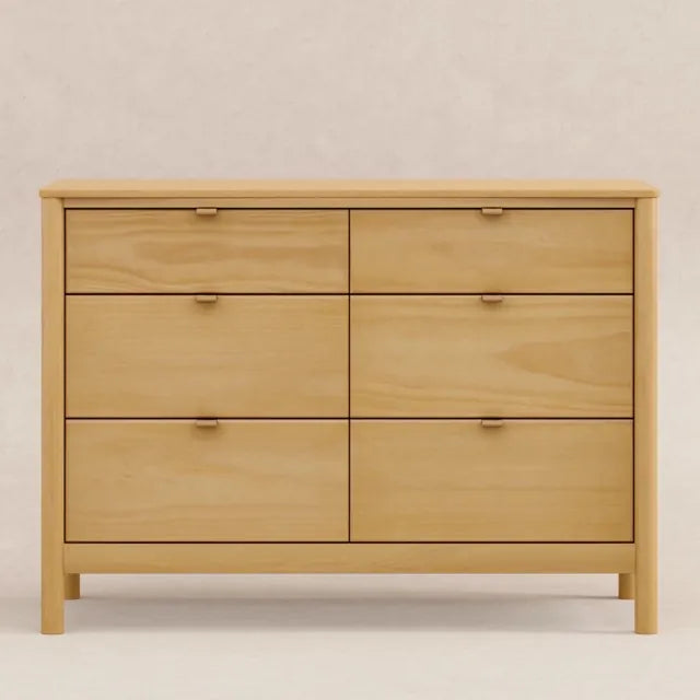 Babyletto Bondi 6-Drawer Assembled Dresser - Honey - M25616HY