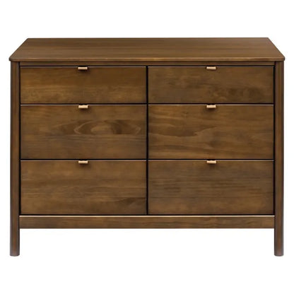 Babyletto Bondi 6-Drawer Assembled Dresser - Natural Walnut - M25616NL