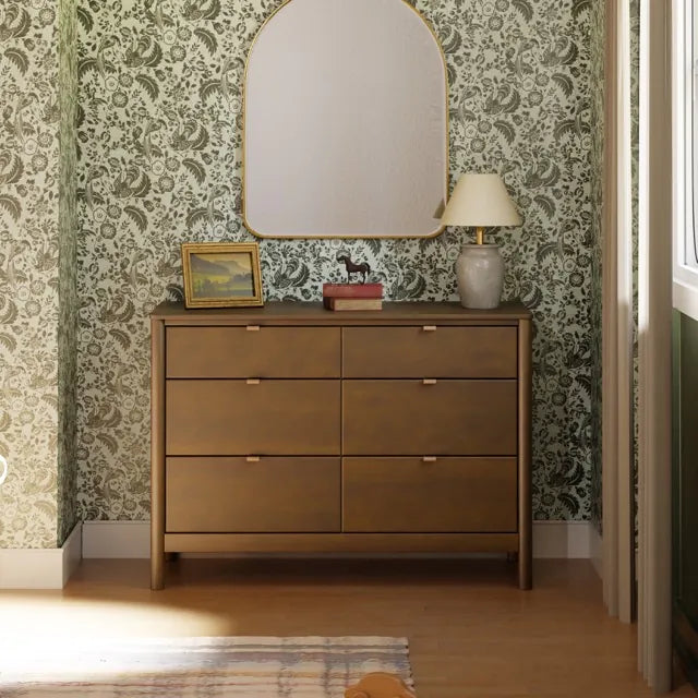 Babyletto Bondi 6-Drawer Assembled Dresser - Natural Walnut - M25616NL